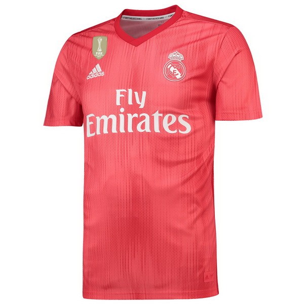 Camiseta Real Madrid Replica Tercera Ropa 2018/19 Rojo